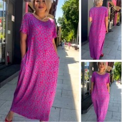 【M-3XL】2024 Modisches Print-Kleid in bergre