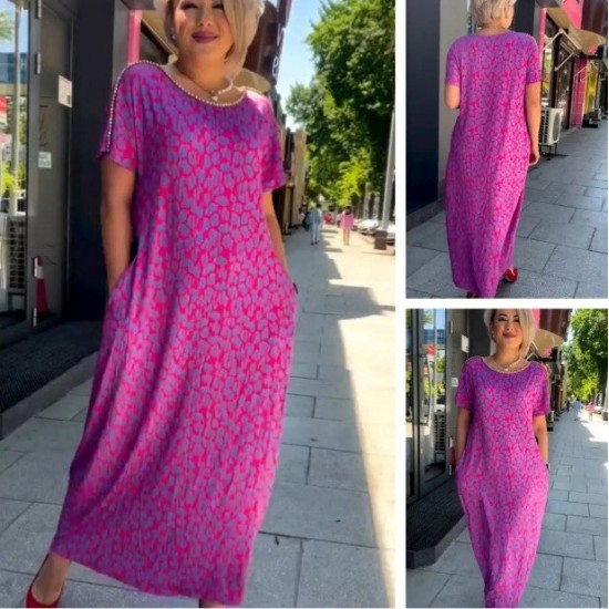 【M-3XL】2024 Modisches Print-Kleid in bergre
