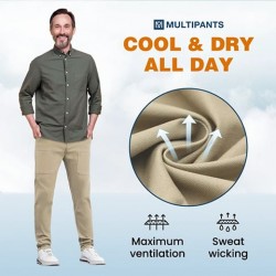 HEIER SALE 49 % RABATT MultiPants – Strapazierfhige Cargohose mit hoher Elastizitt und mehreren Taschen