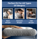 Ergonomisches Memory-Foam-Nackenstützkissen