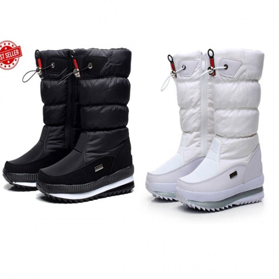 Kostenloser VersandPremium wasserdichte, rutschfeste Kunstfell-Schneestiefel für Damen