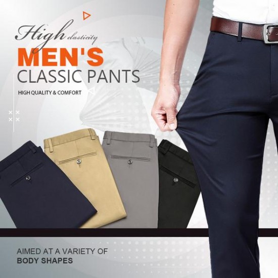 HEIER VERKAUFStilvolle Slim Fit Herren Hosen Stretch