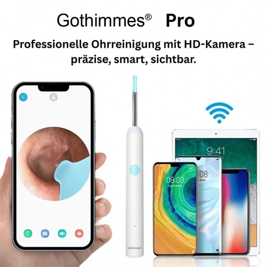 Intelligenter wasserdichter visueller Ohrenschmalzentferner