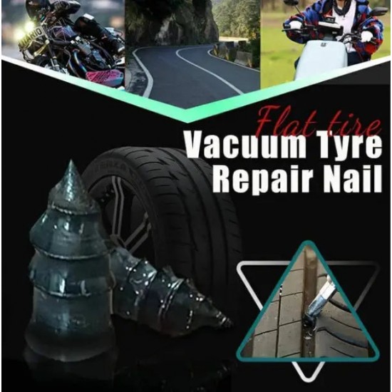  Vakuum Reifen Reparatur-Nagel  – Schnelle Hilfe bei Platten! Kein Demontieren, kein Luftverlust, für Auto/Motorrad/LKW