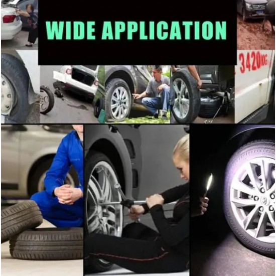  Vakuum Reifen Reparatur-Nagel  – Schnelle Hilfe bei Platten! Kein Demontieren, kein Luftverlust, für Auto/Motorrad/LKW