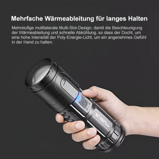  Weie Laser-Teleskop-Zoom-Taschenlampe