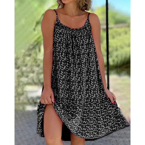 50%Rabatt-Neues bedrucktes Camisole-Kleid