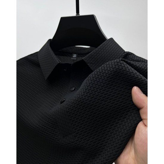 Vatertags-Spezial Mesh Ice Silk Kurzarm-T-Shirt