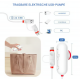 6er-Pack elektrische USB-Vakuum-Kompressionsbeutel – Platz sparen, leicht reisen!