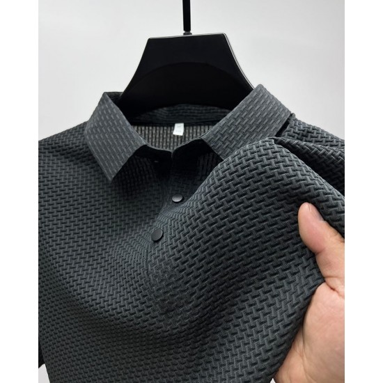 Vatertags-Spezial Mesh Ice Silk Kurzarm-T-Shirt