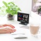 LETZTER TAG VERKAUF 50% RABATTDigitaler LED-Temperatur- und Luftfeuchtigkeitsmonitor, Wettervorhersage, LED-Tischwecker