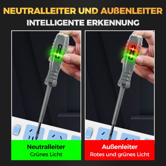 2-in-1 Magnetischer Schraubendreher und Spannungsprüfer