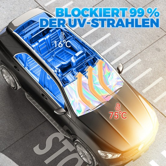 50% Rabatt  Laser-Sonnenschutz für die Auto-Frontscheibe
