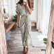 Hemdkleid mit Knpfen aus Satin für Damen
