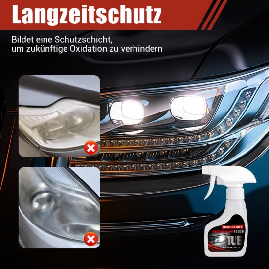   Autoscheinwerfer-Reparaturset – Professionelle Politur mit Schwamm und Versiegelung, klar und einfach anzuwenden, UV-Schutz