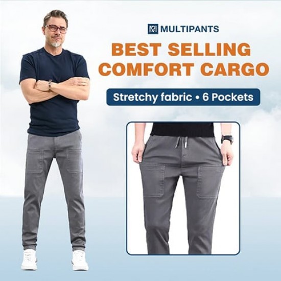 HEIER SALE 49 % RABATT MultiPants – Strapazierfhige Cargohose mit hoher Elastizitt und mehreren Taschen