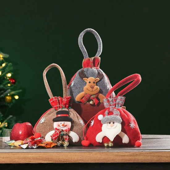 Weihnachtsgeschenk-Puppentaschen