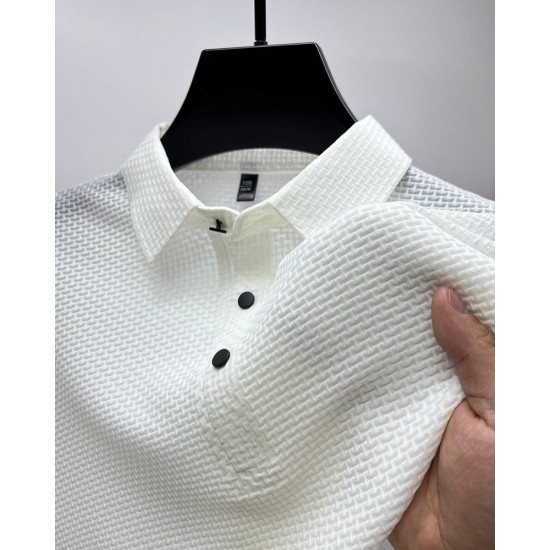 Vatertags-Spezial Mesh Ice Silk Kurzarm-T-Shirt