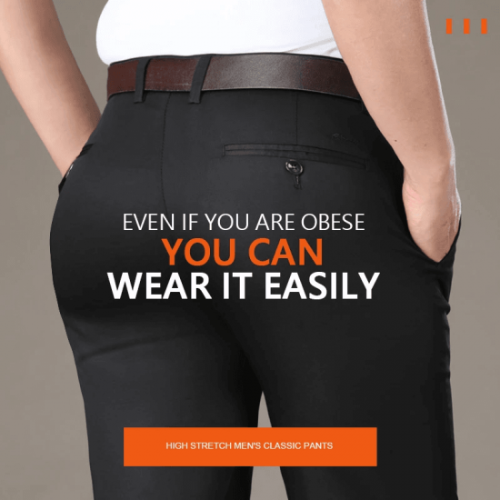 HEIER VERKAUFStilvolle Slim Fit Herren Hosen Stretch