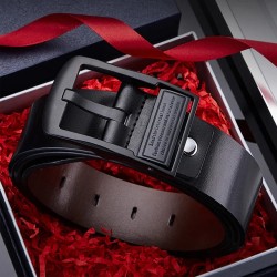 Praktisches Geschenk für ihn Herren Business Ledergürtel