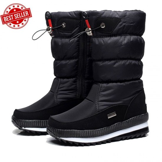 Kostenloser VersandPremium wasserdichte, rutschfeste Kunstfell-Schneestiefel für Damen