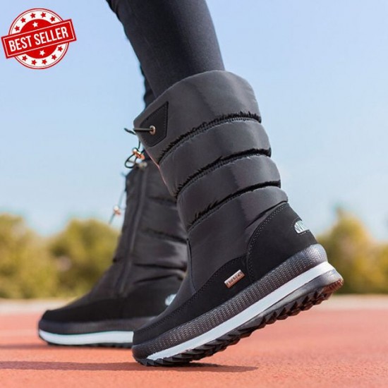 Kostenloser VersandPremium wasserdichte, rutschfeste Kunstfell-Schneestiefel für Damen