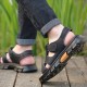 50% RABATTHochwertige Freizeitsandalen aus Leder für Herren 【Rutschfest, Fumassage】