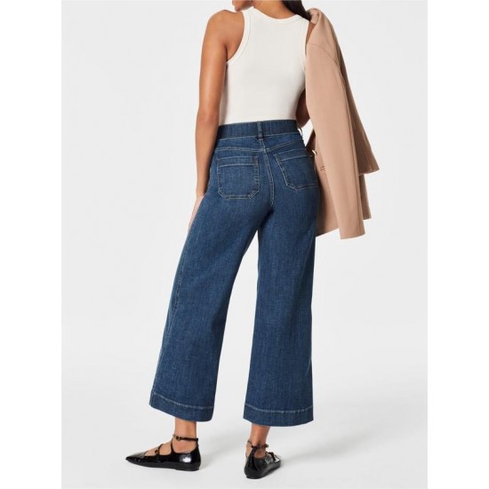 Tummy Control Cropped Wide-Leg Jeans  2024 Best Selling Jeans