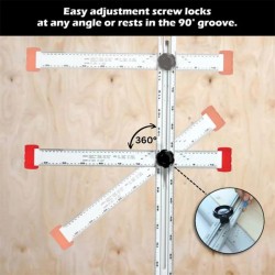 50% Rabatt und kostenloser Versand24 Zoll verstellbares T-Quadrat