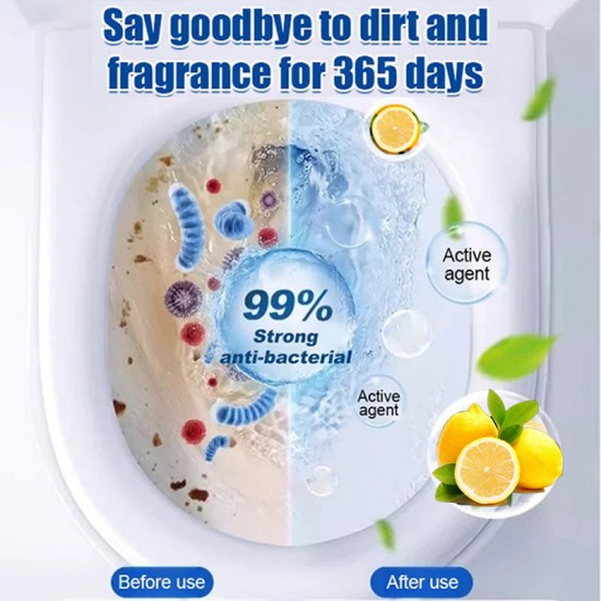  Zeitlich begrenztes Angebot 50%  Toilettenreiniger-Tabletten mit Zitronenduft             Zitronenduft Toilettenschüssel-Reinigertabletten