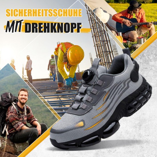 2025 Heier Verkauf 50% RABATTSchlag- und stichfeste Sicherheitsschuhe mit Drehknopf