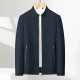 （50 % Rabatt auf den Spotpreis und kostenloser Versand） Herren-Freizeitjacke mit Stehkragen und Reiverschluss