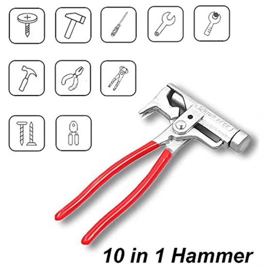 10-in-1-Multifunktionshammer mit Rohrschelle
