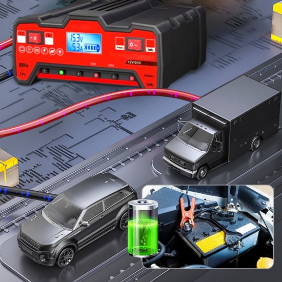 Heier Ausverkauf 50% OFFIntelligentes Impulsreparatur-Batterieladegert für Kraftfahrzeuge