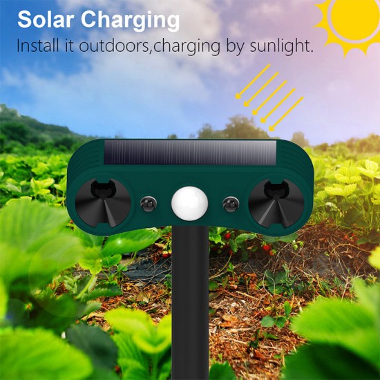 Solar-Bewegungssensor für Auenalarme zur Abwehr von Gefahren
