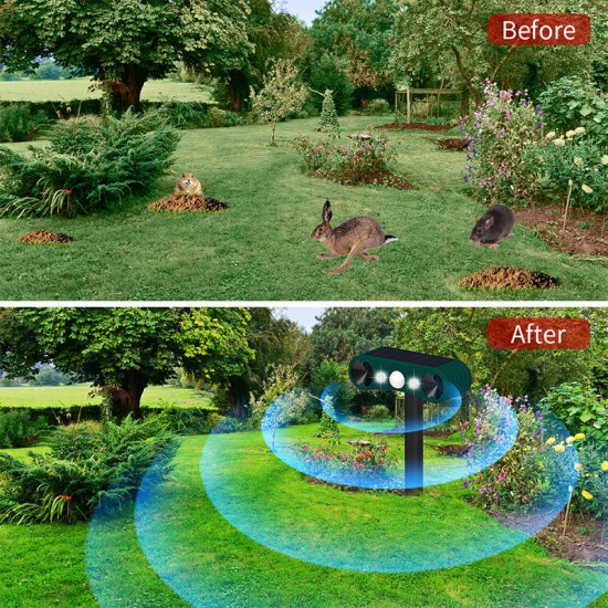 Solar-Bewegungssensor für Auenalarme zur Abwehr von Gefahren