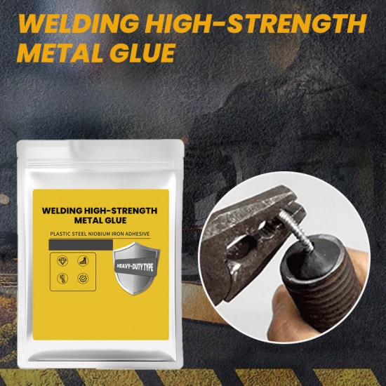 Schweien von hochfestem Metallklebstoff