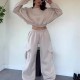 2-teiliges Set für Damen mit Rundhals-Sweatshirts & Jogginghose