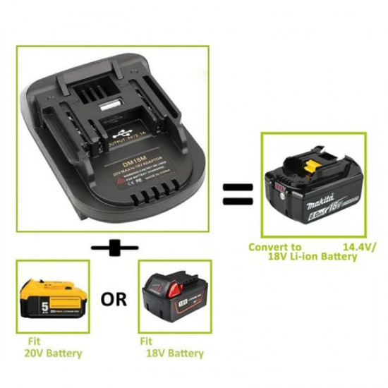 Lithium-Akku-Adapter für 18V-Akkugerte