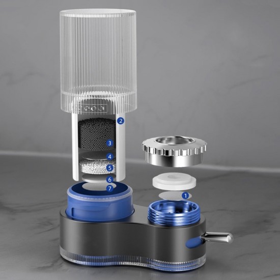 Faucet Water Purifier mit Adaptern