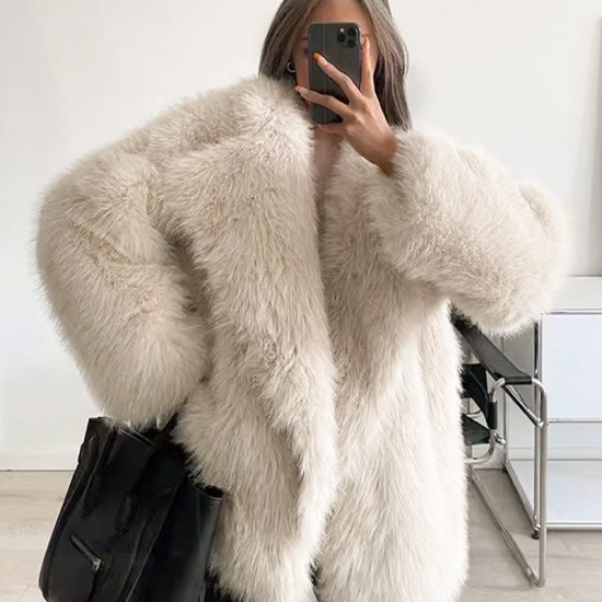 Winter Pre-Sale Damen Pelzmantel