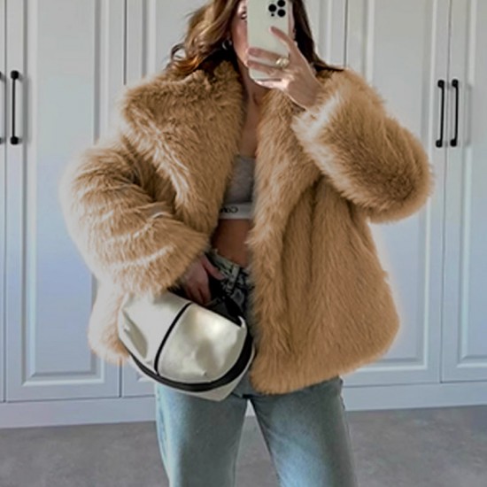 Winter Pre-Sale Damen Pelzmantel