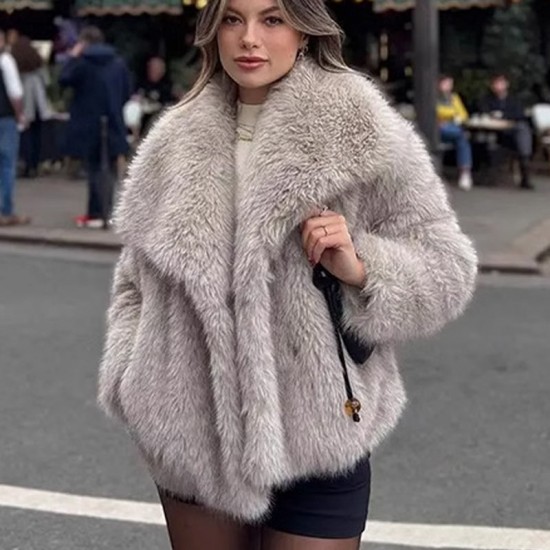 Winter Pre-Sale Damen Pelzmantel
