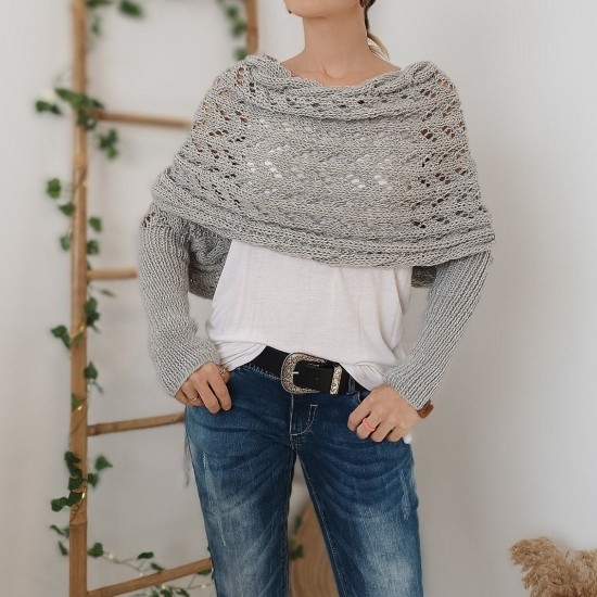 HerbstschlussverkaufZeitlich begrenzt 40 % RABATTDamen Herbst und Winter Twist Hollow Langarm Schal und Schal