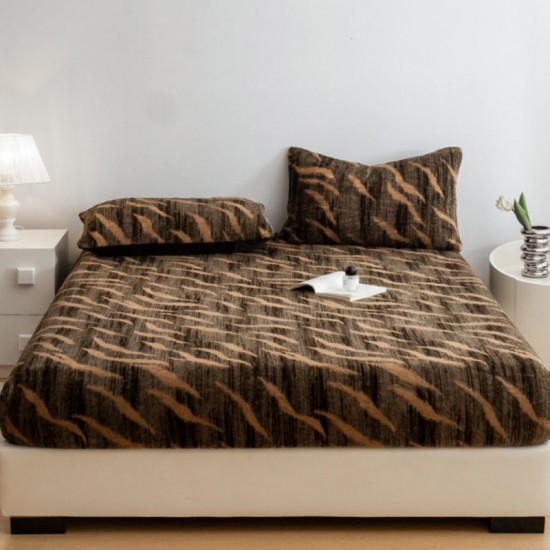 HOT SALE Soft Leopard Print Fitted Sheet
