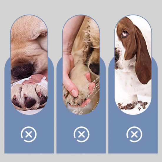 2 Paar rutschfeste, wasserdichte Hundesockenschuhe