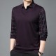 Langarm-Oberteil in Layering-Optik für Herren
