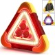 Groes Sonderangebot – 50 % Rabatt3-IN-1 Dreieckige Solar-Notfall-Signalleuchte für den Straenrand