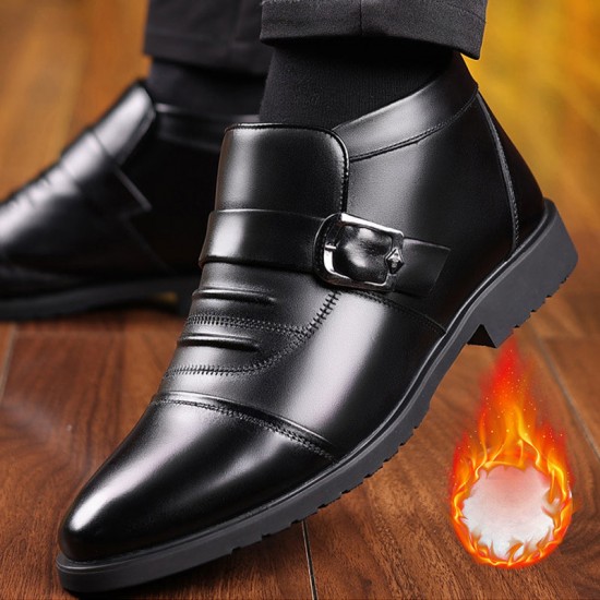 Wintergeschenk 50 % RABATTWarme, lssige Herrenschuhe aus PU-Leder
