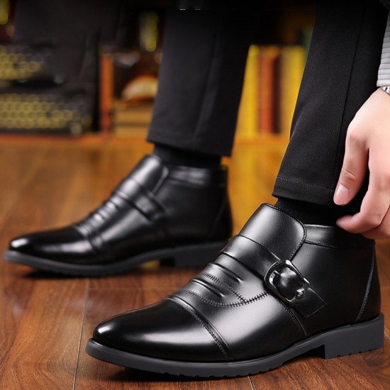 Wintergeschenk 50 % RABATTWarme, lssige Herrenschuhe aus PU-Leder